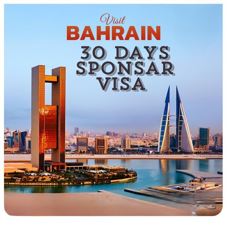 30 Days Bahrain Sponsor Visa